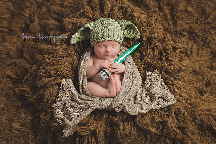 plano newborn photographer, star wars newborn