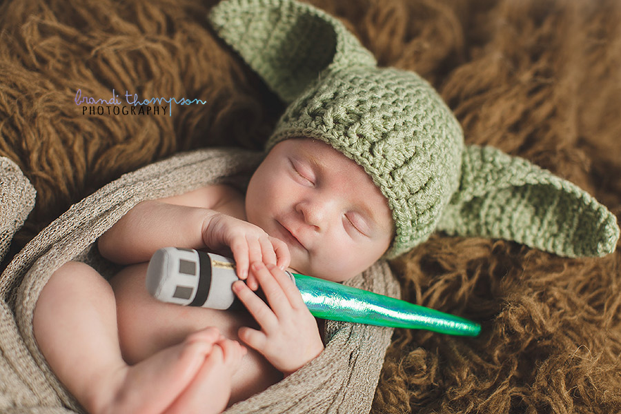 plano newborn photographer, star wars newborn