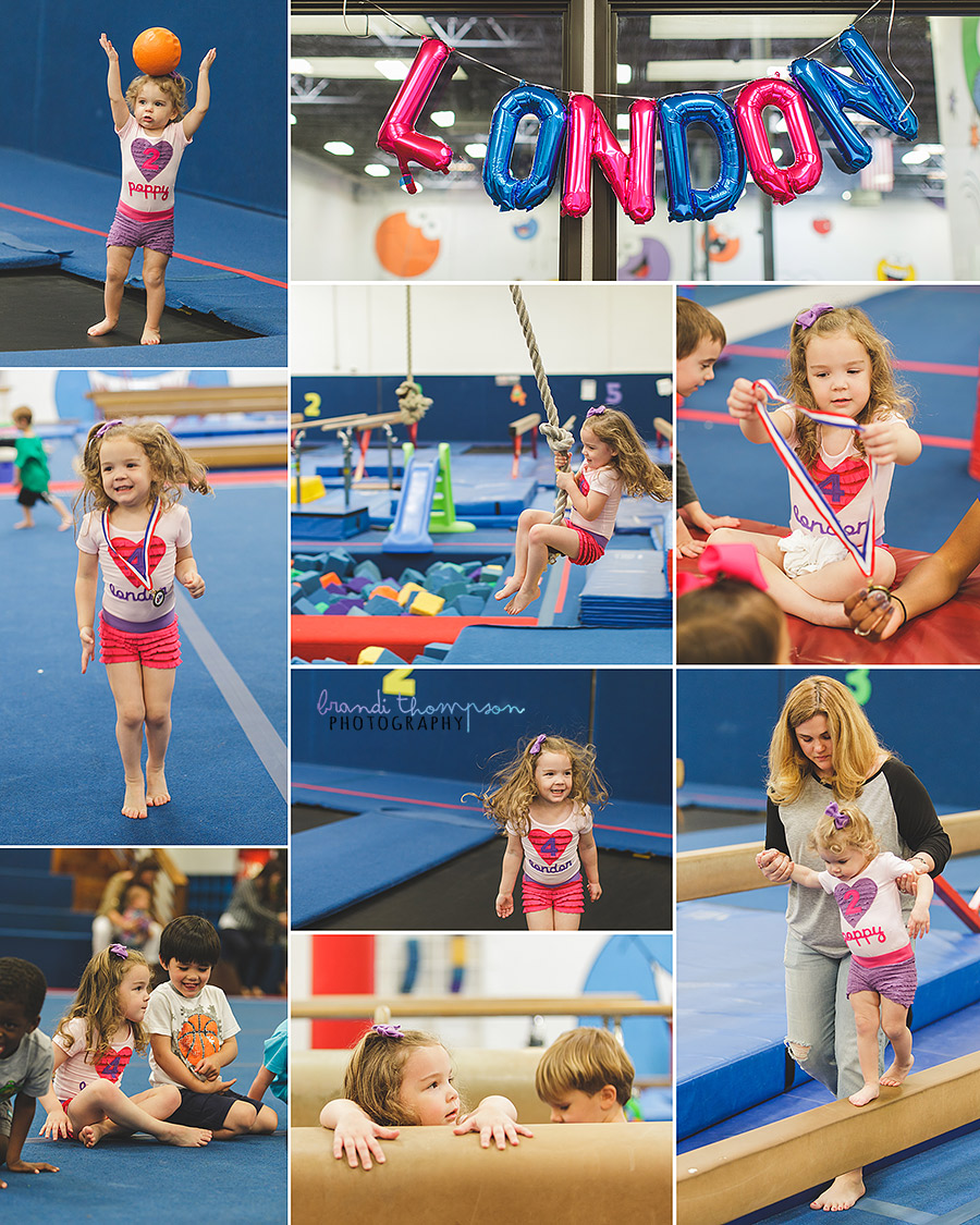 plano birthday party photography, asi gymnastics party