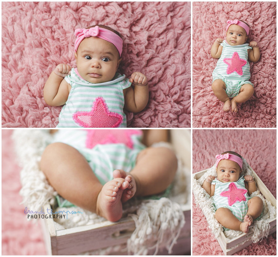 plano baby photographer, three month old milestone photos in a plano studio