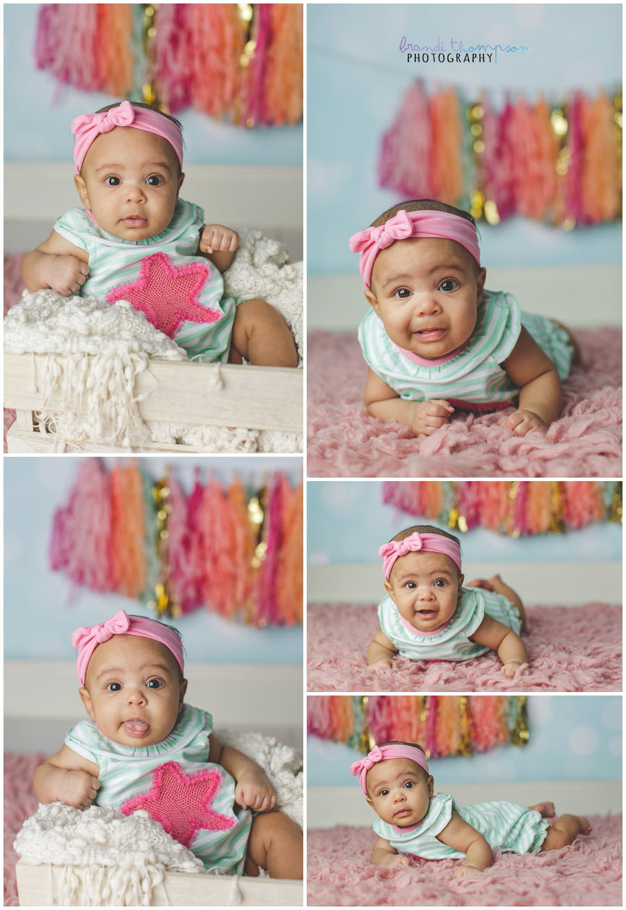 plano baby photographer, three month old milestone photos in a plano studio