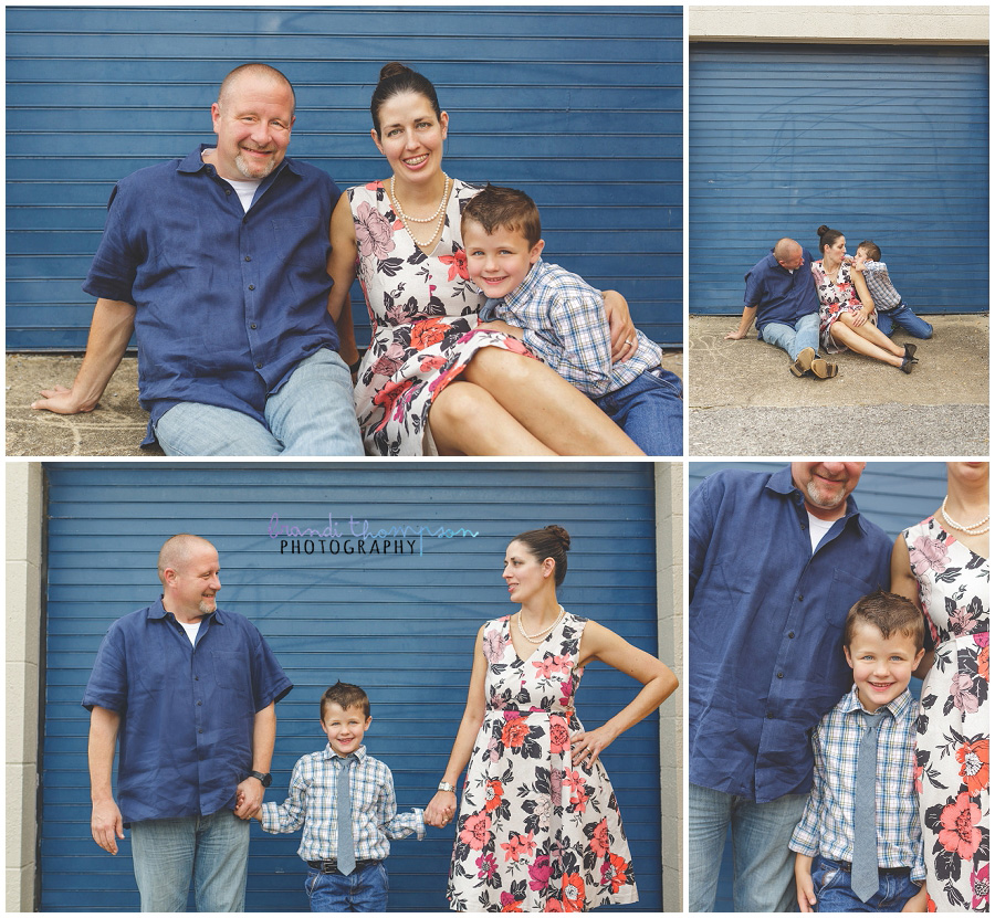 family session in downtown mckinney, tx