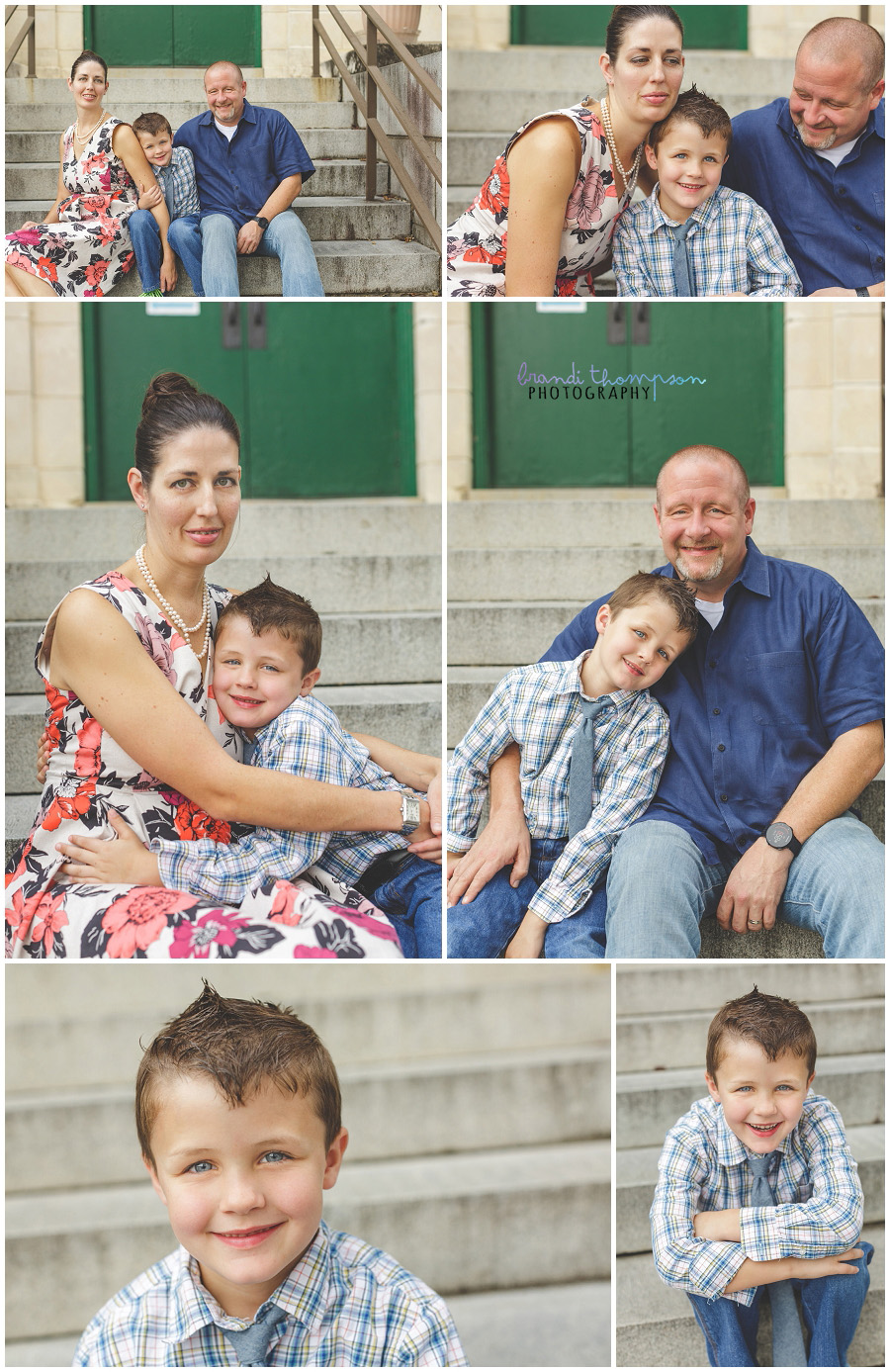 family session in downtown mckinney, tx