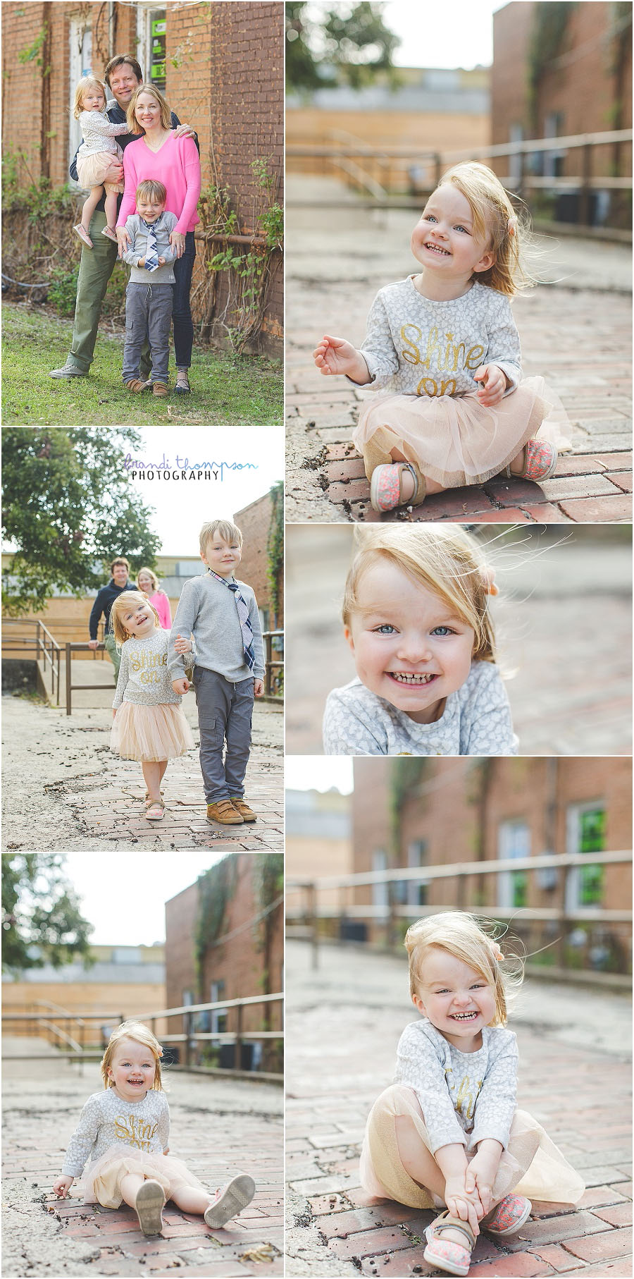 downtown mckinney fall family mini session