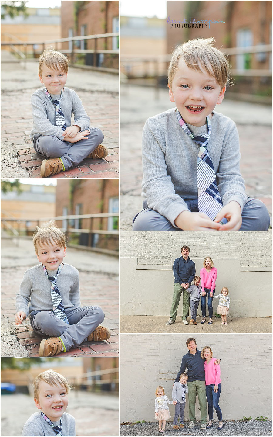 downtown mckinney fall family mini session