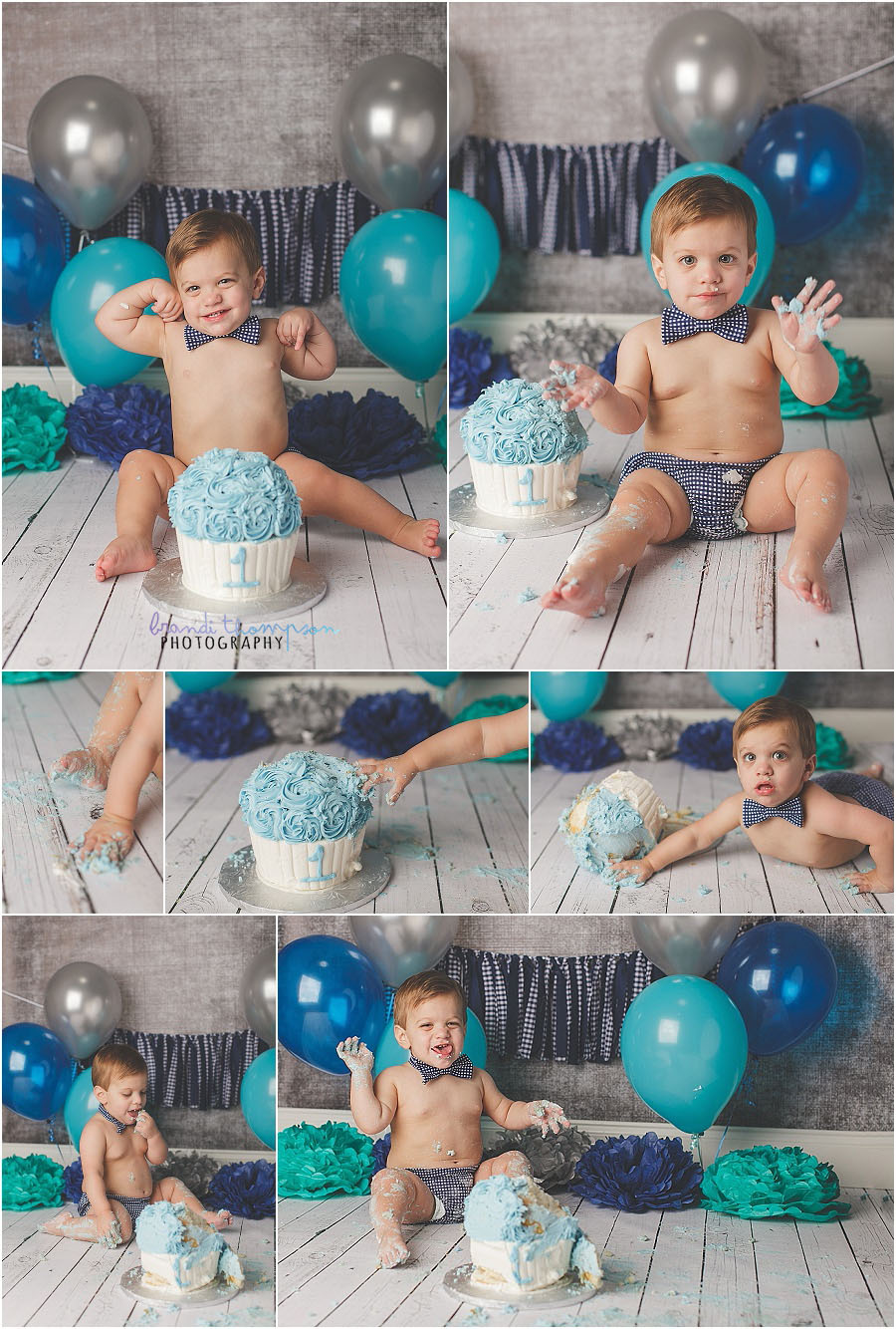 plano cake smash photography