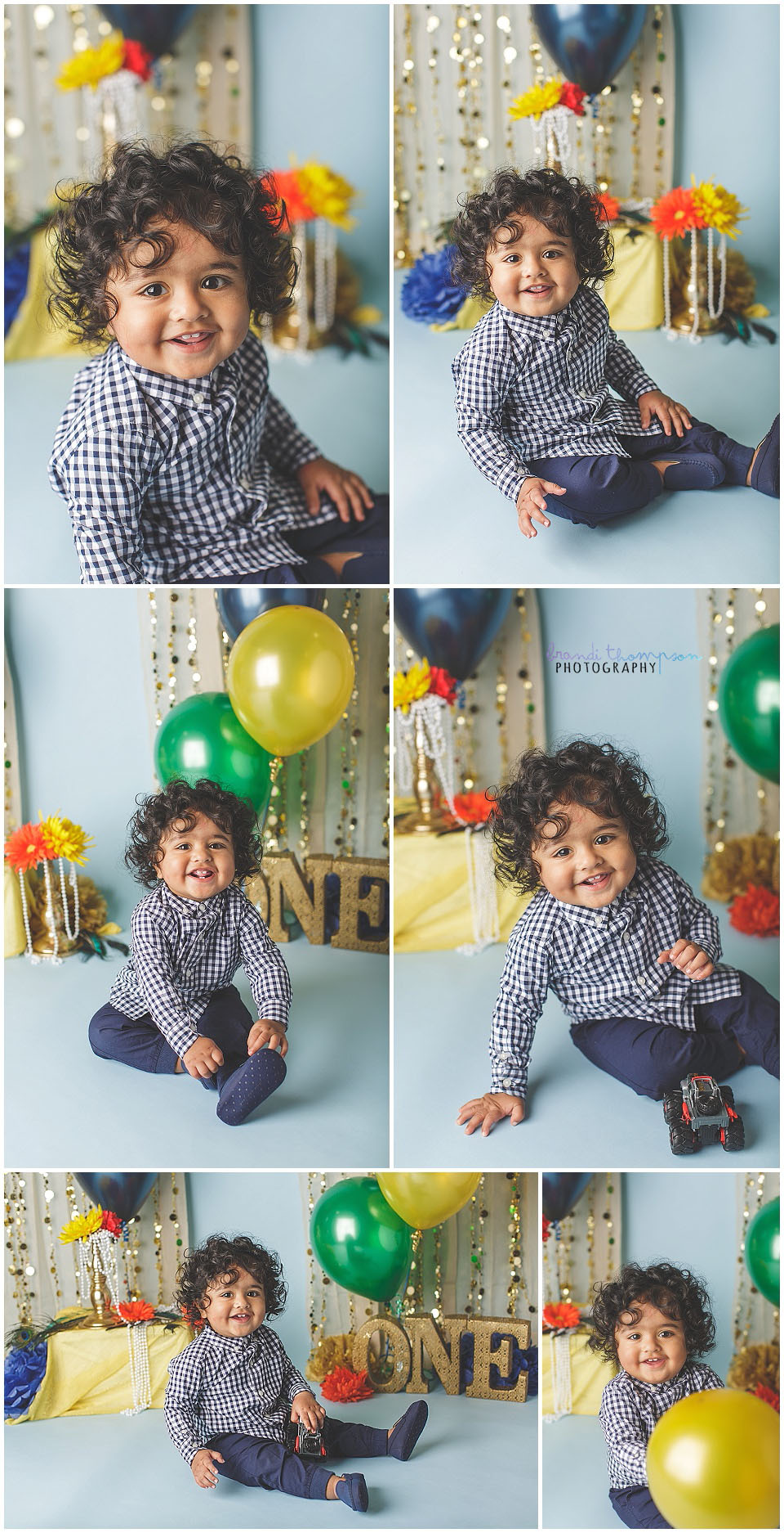 Krishna Janmashtami themed first birthday cake smash in plano, tx photography studio