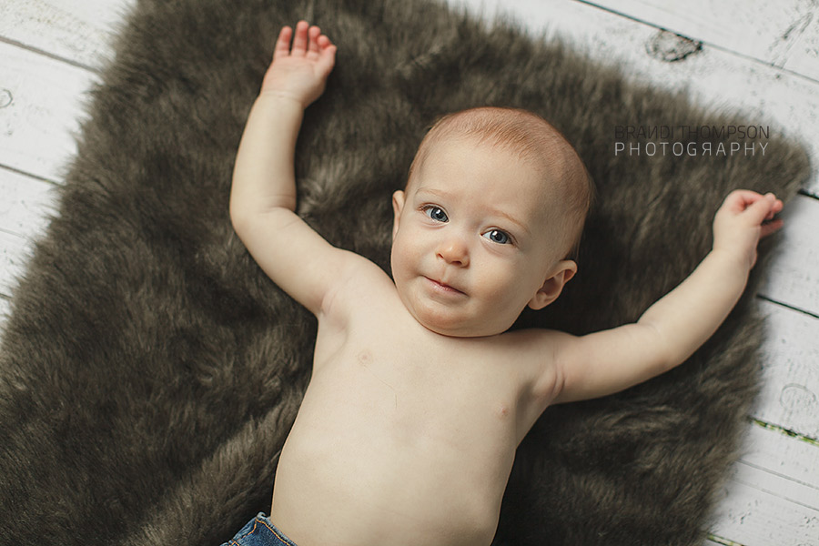 plano baby photographer, six month old baby