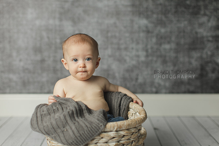 plano baby photographer, six month old baby