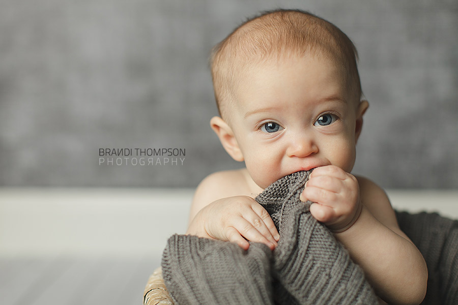 plano baby photographer, six month old baby