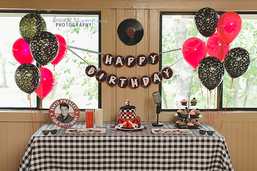 retro rock and roll birthday party, plano party photography