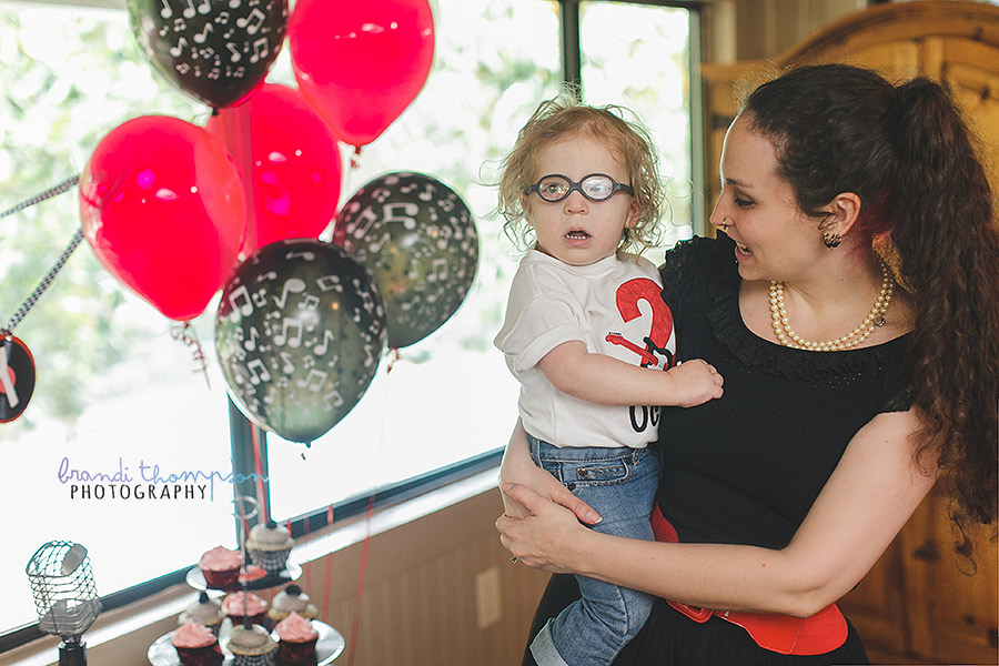 retro rock and roll birthday party, plano party photography