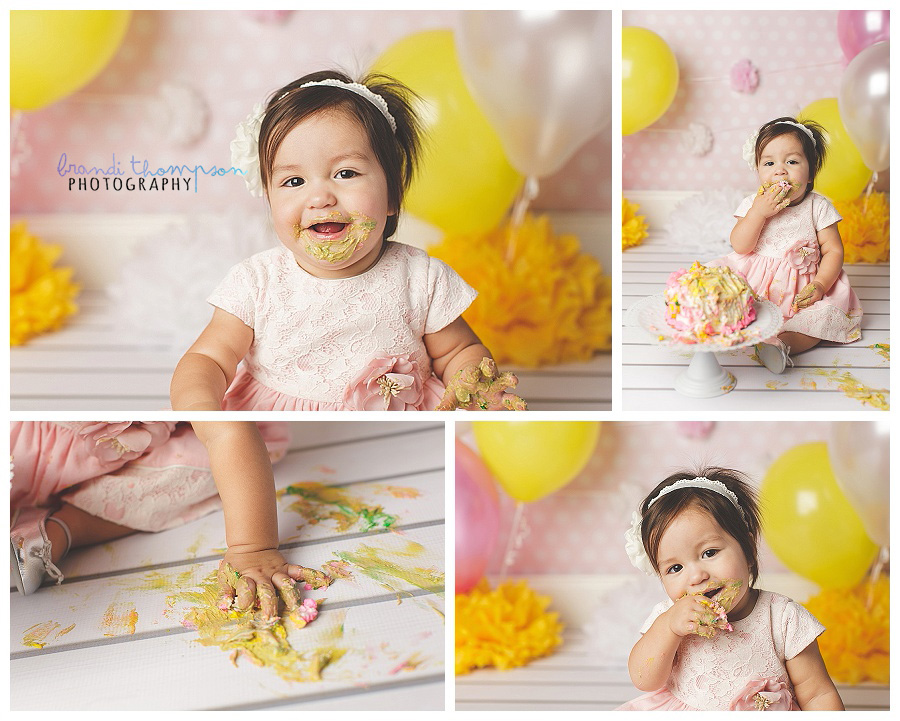 plano cake smash photography