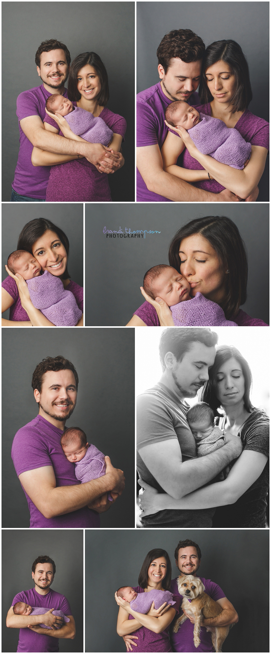 plano newborn photography in studio