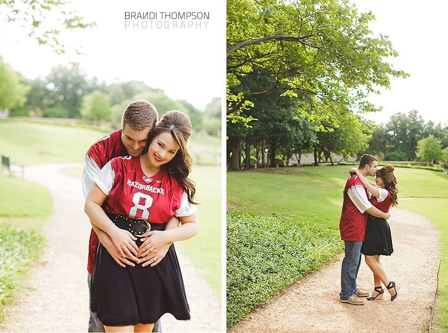 plano maternity photography, pregnancy reveal, razorbacks