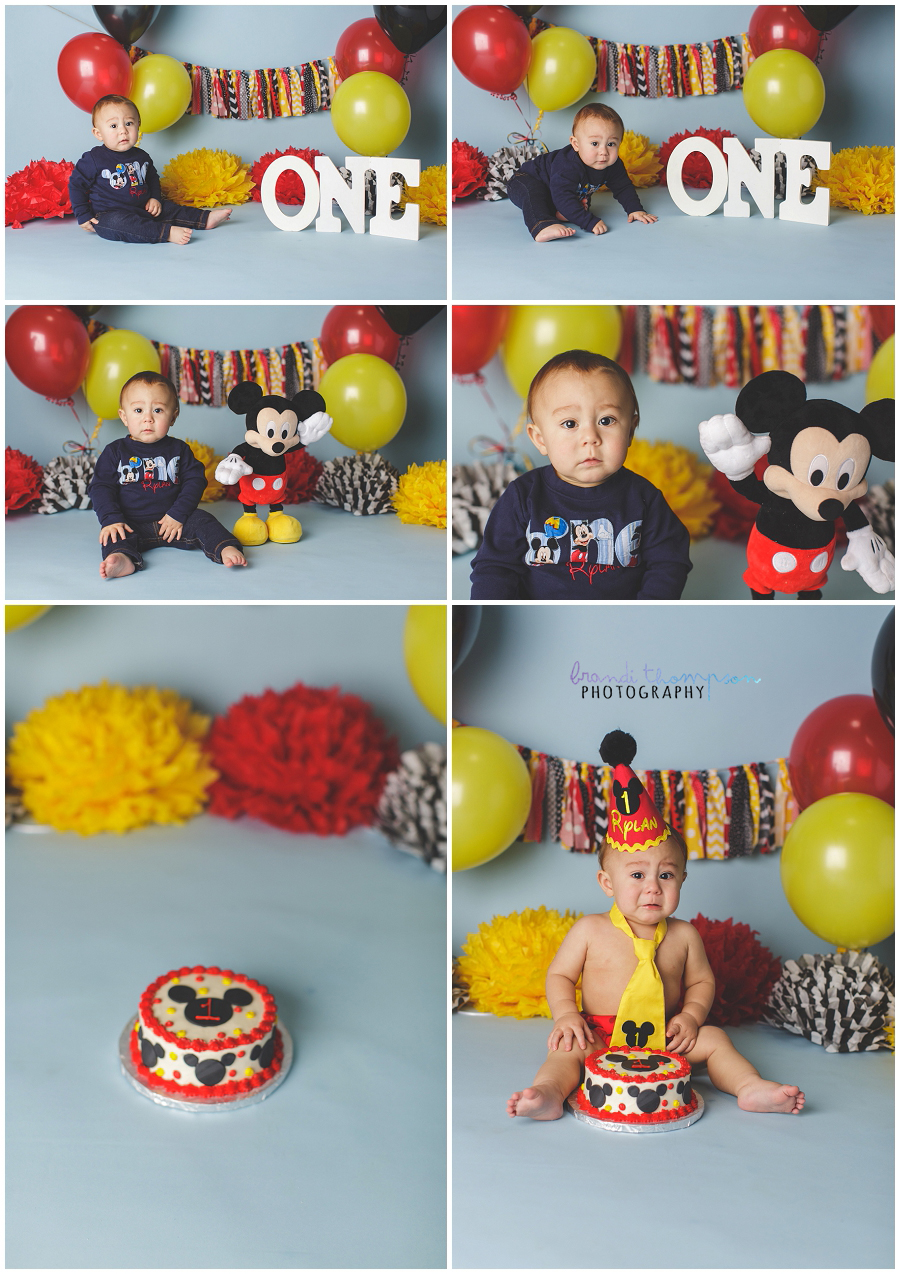 plano first birthday and cake smash photographer