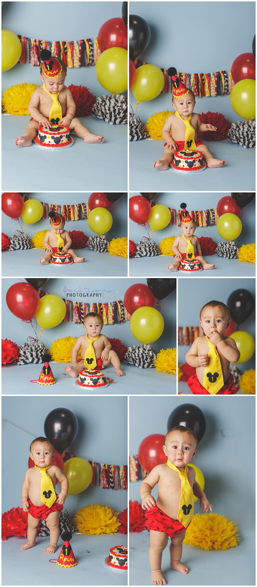 plano first birthday and cake smash photographer