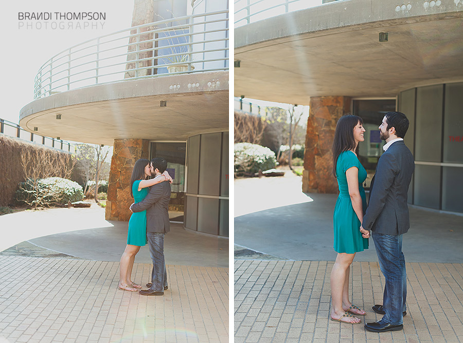 romantic addison engagement session