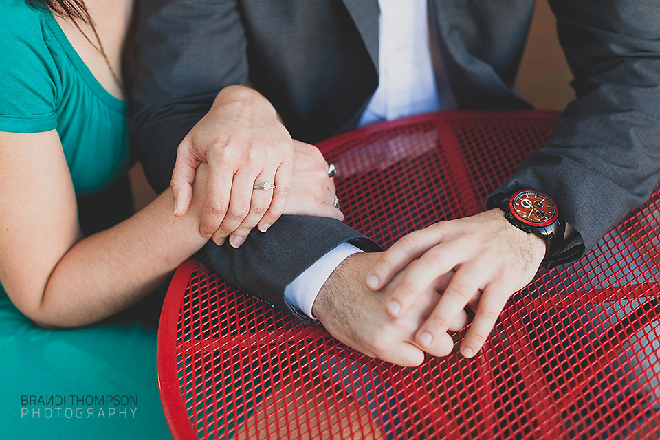 unique dallas engagement session