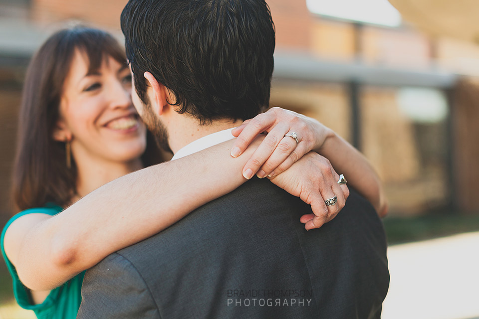 romantic addison engagement session