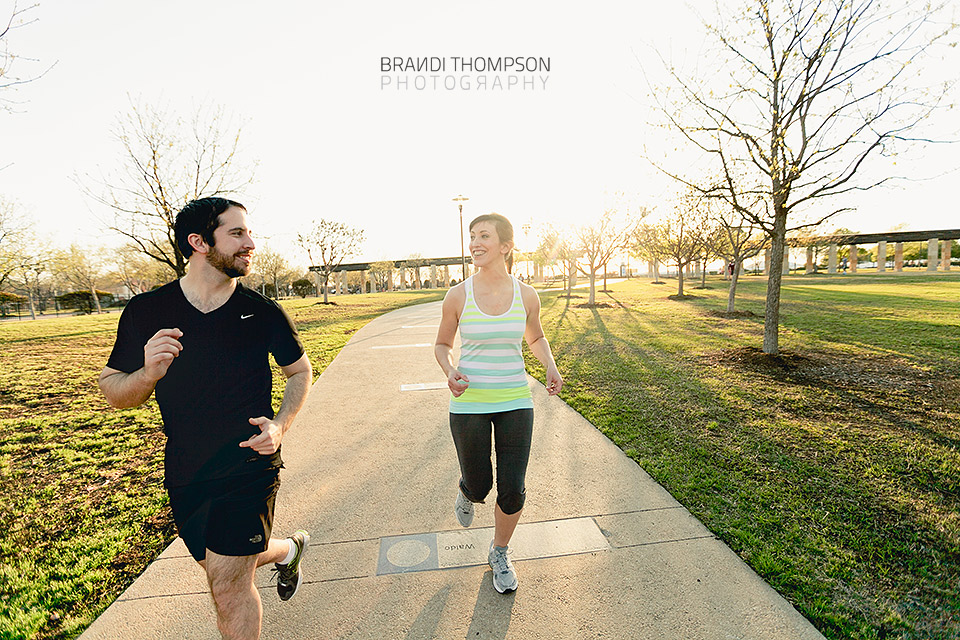 unique dallas engagement session