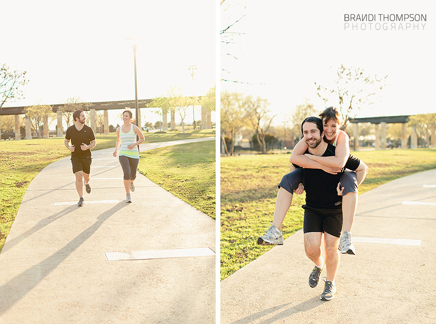 unique dallas engagement session