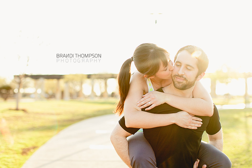 unique dallas engagement session