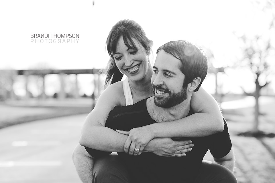 unique dallas engagement session