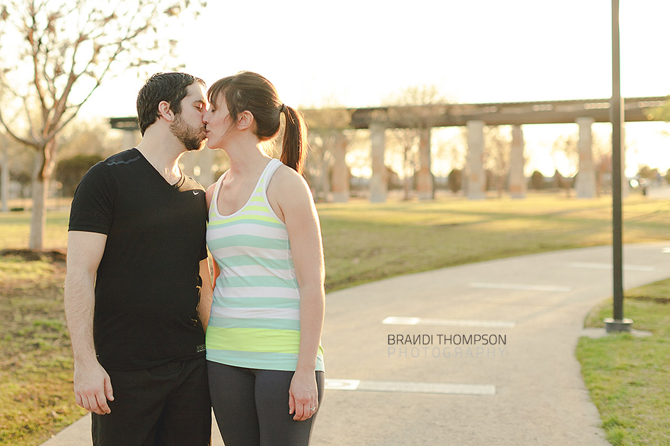 unique dallas engagement session