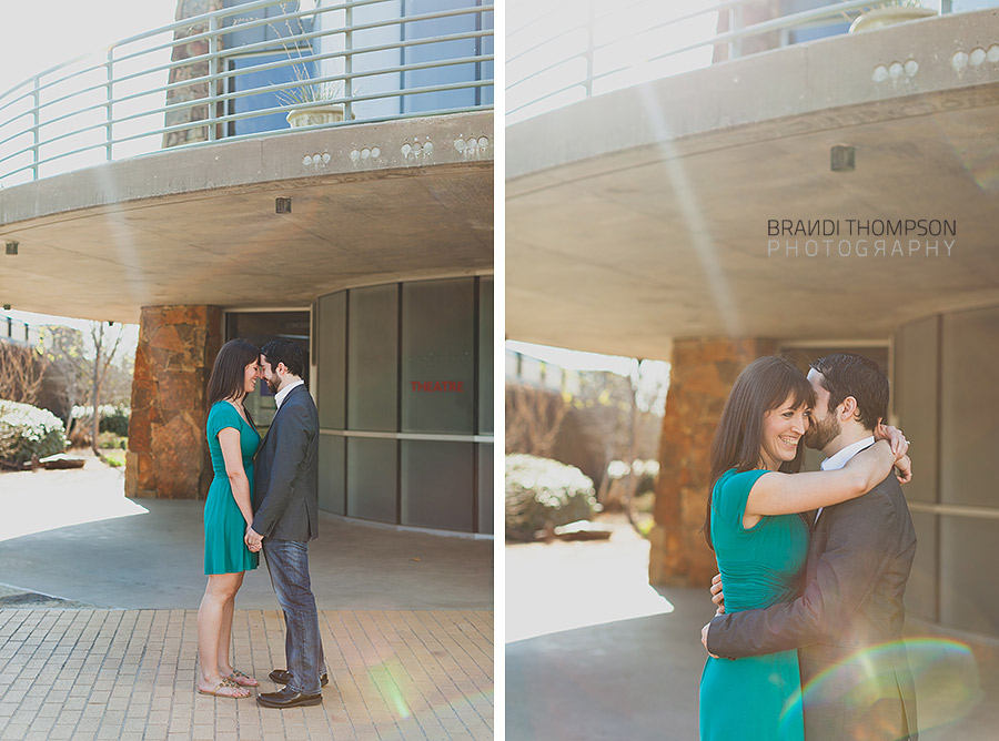 romantic addison engagement session