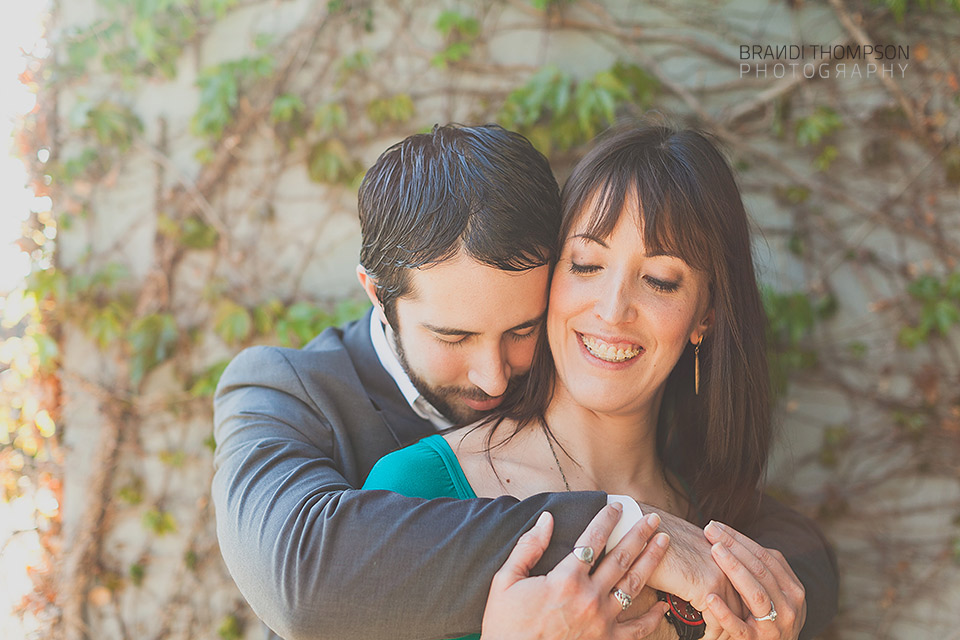 romantic addison engagement session