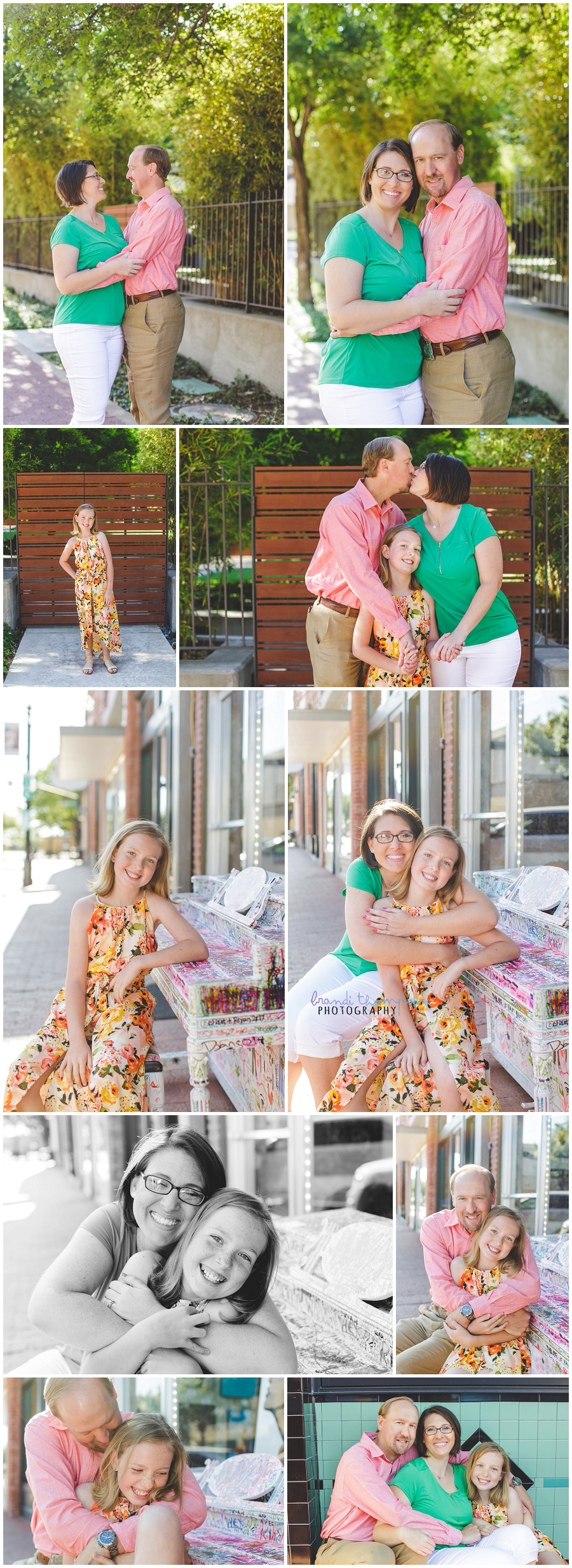 downtown plano family photography session