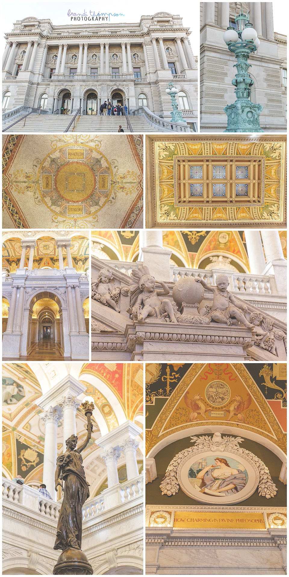 sightseeing in washington D.C., Library of Congress, building details