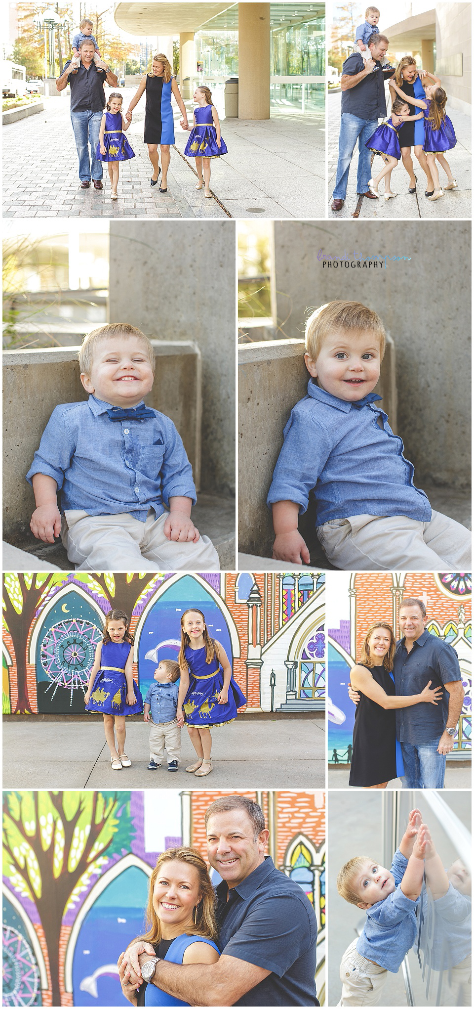 family session in downtown dallas arts district