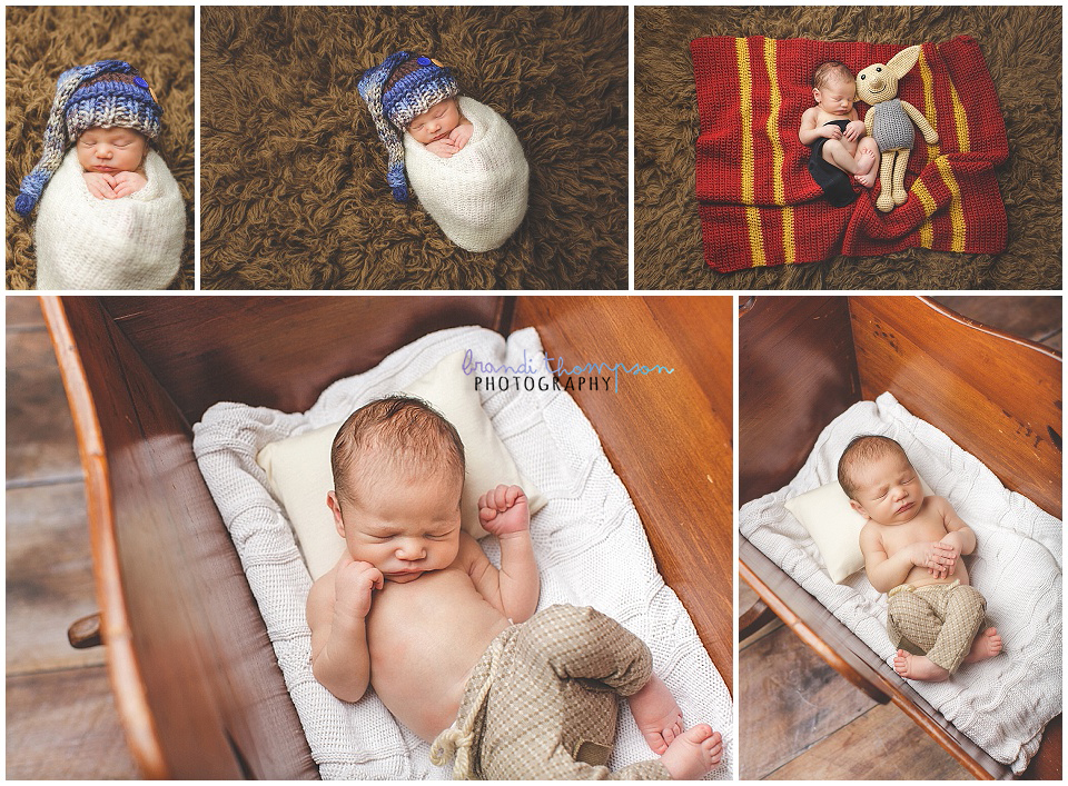 plano newborn photographer, harry potter newborn photos