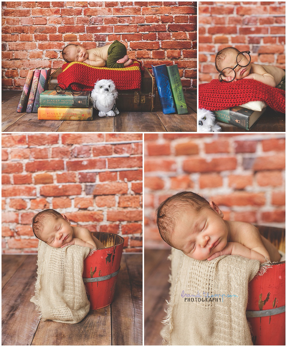 plano newborn photographer, harry potter newborn photos