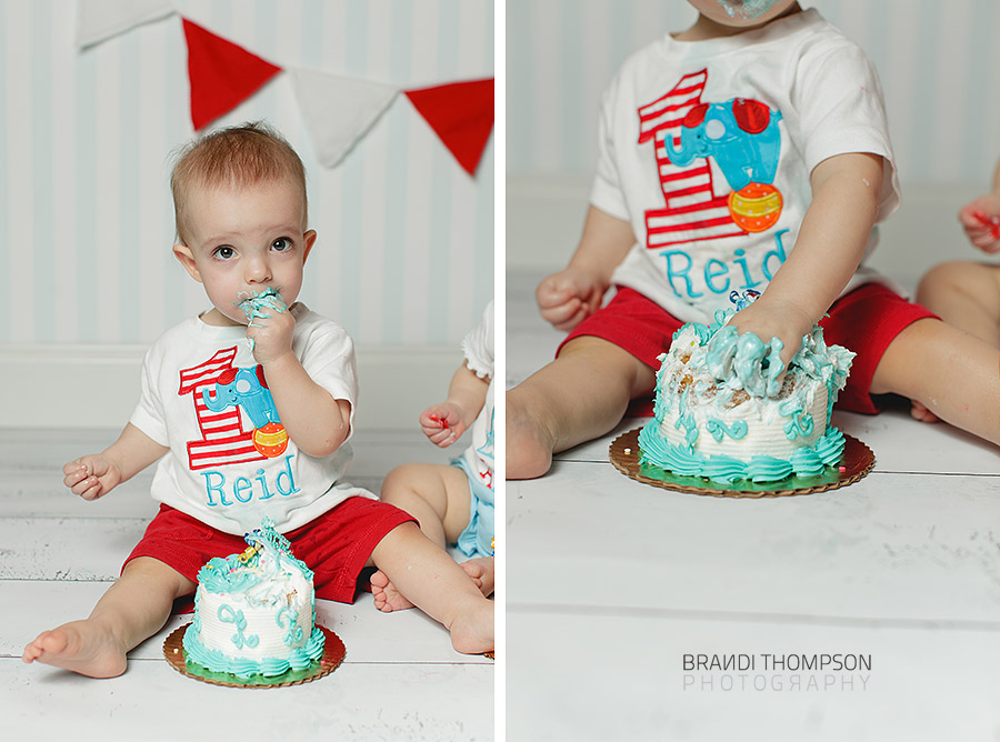 triplet cake smash