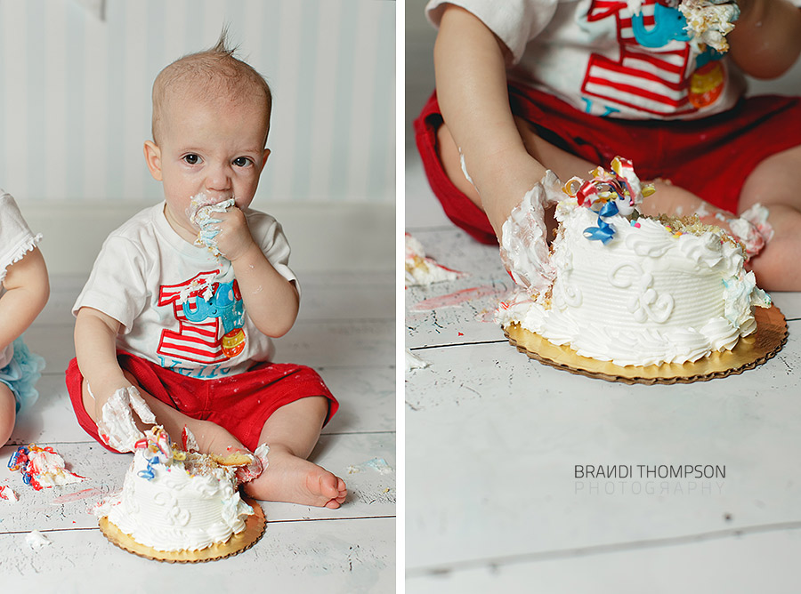 triplet cake smash