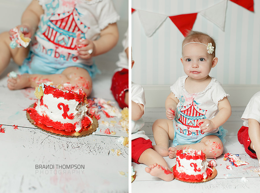 triplet cake smash