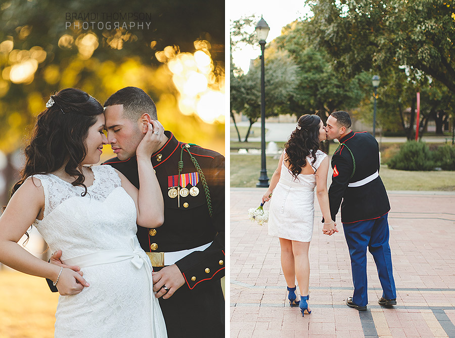 plano courthouse wedding, dallas military wedding