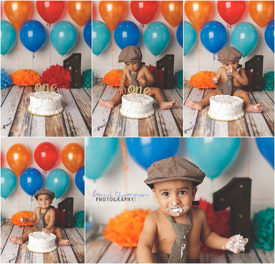 plano cake smash photographer, frisco cake smash studio