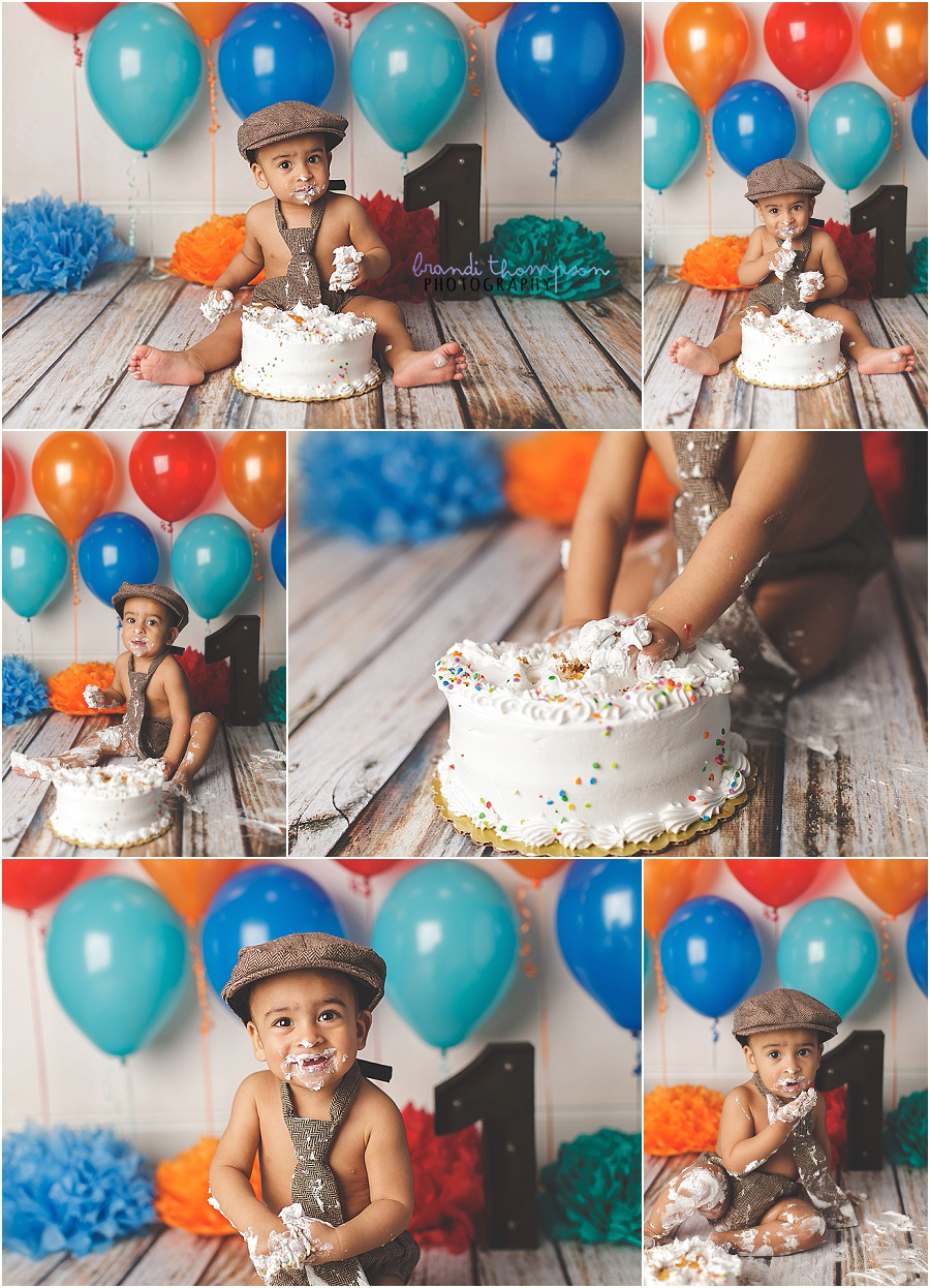 plano cake smash photographer, frisco cake smash studio