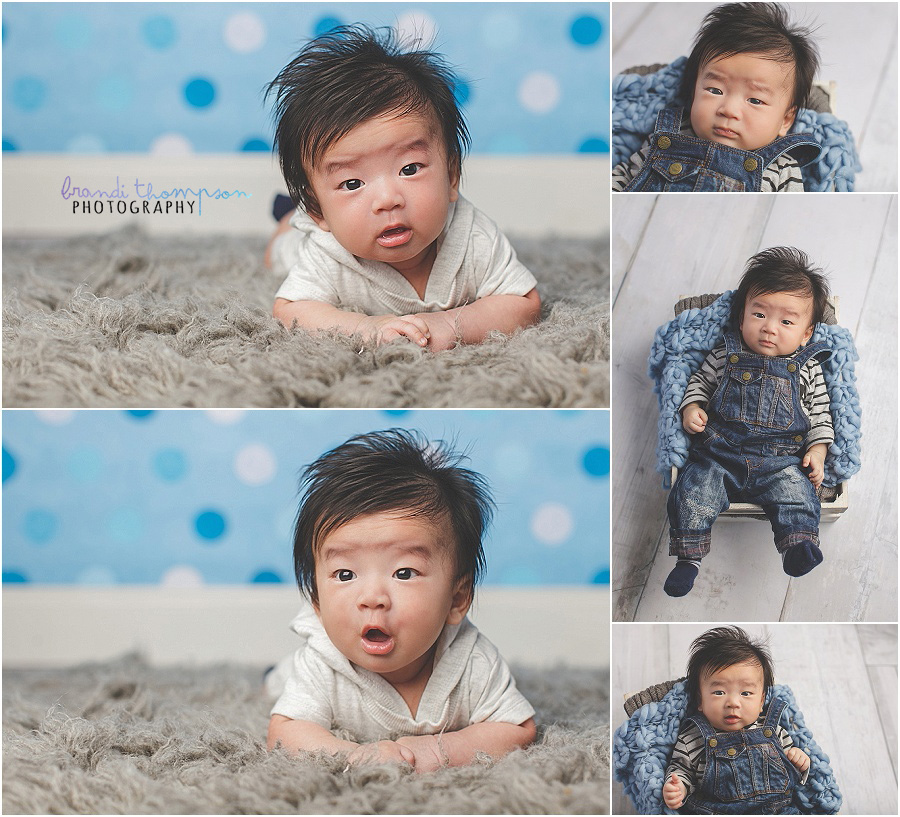 100 days photo session, three month old baby, photo studio in plano