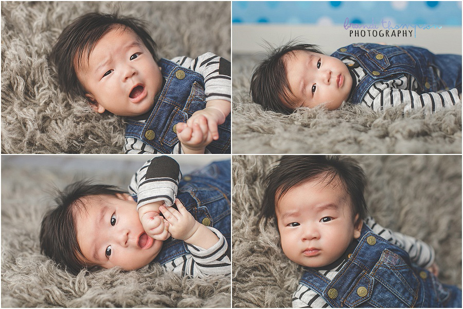 100 days photo session, three month old baby, photo studio in plano