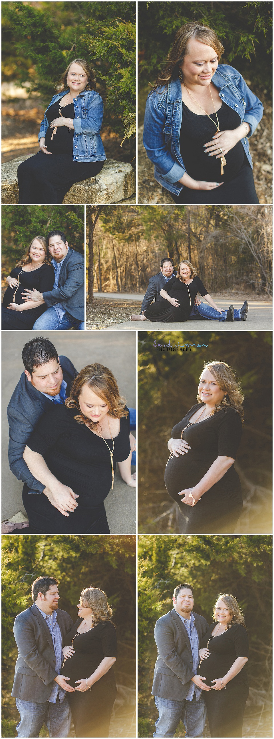 plano maternity session at arbor hills nature preserve