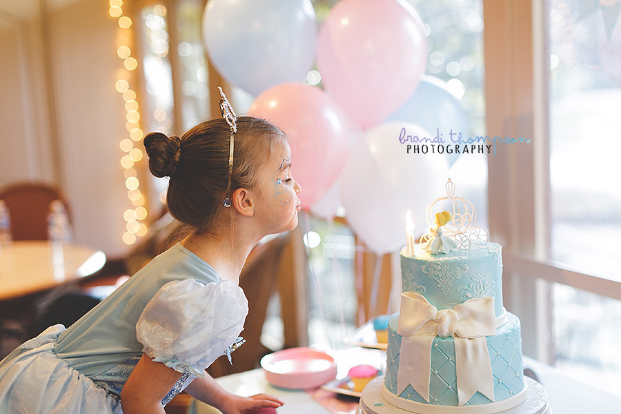 Dallas birthday party photography, Cinderella birthday party