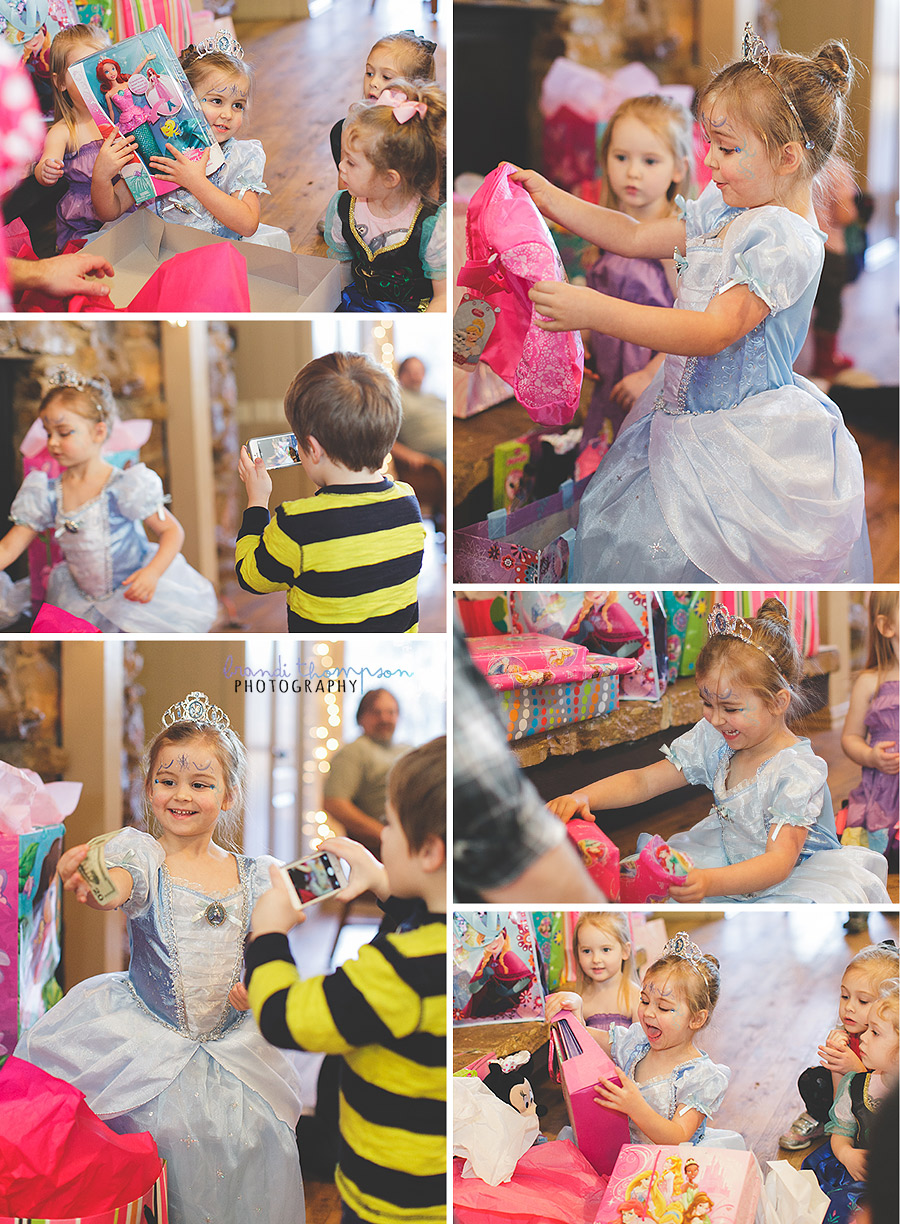 Dallas birthday party photography, Cinderella birthday party