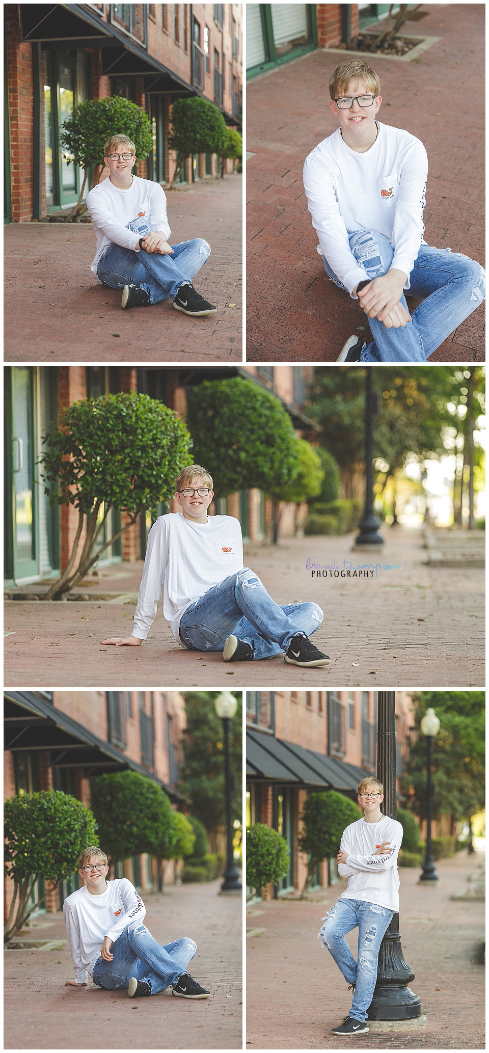 senior boy photos in downtown plano, tx