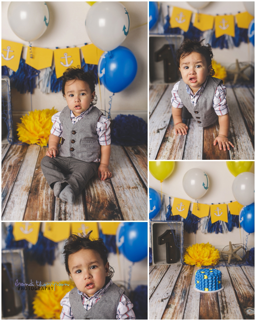 1st birthday cake smash in plano, tx studio